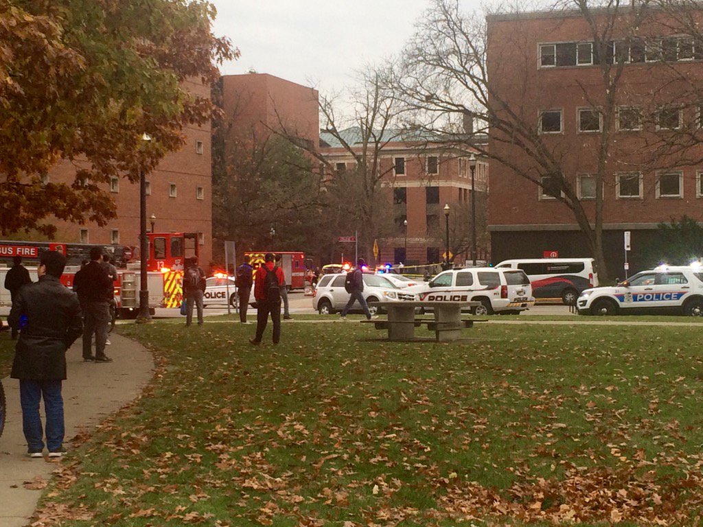 Reported Stabber at Ohio State University, 10 Hospitalized
